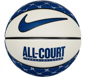М'яч баскетбольний Nike EVERYDAY ALL COURT 8P GRAPHIC DEFLATED SAIL/BLACK/COURT BLUE size 7